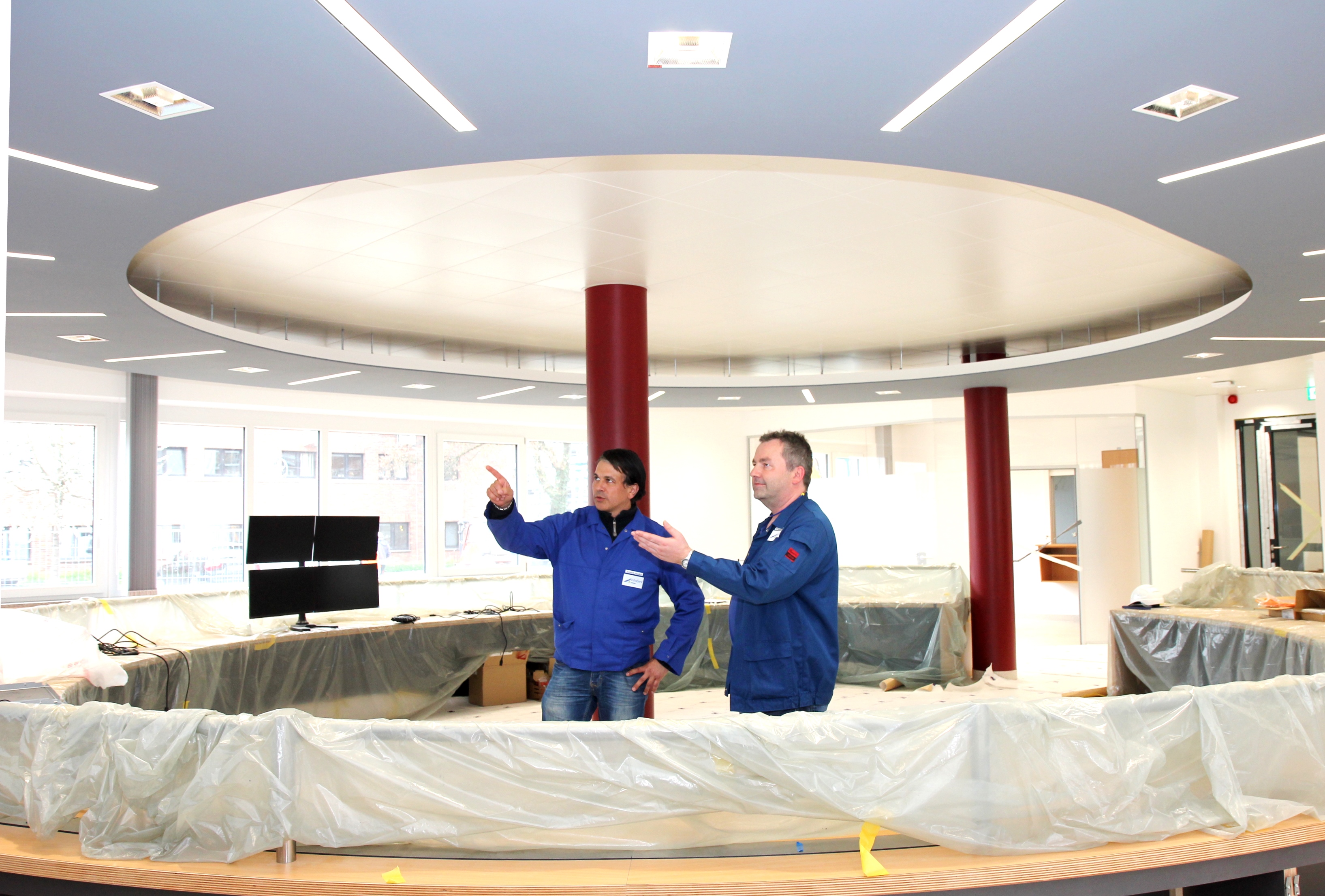 Bild neue Messwarte des Kraftwerks